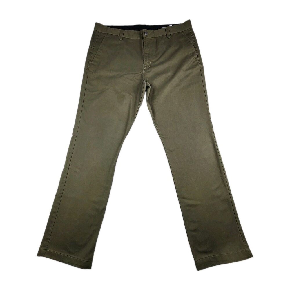 Volcom Frickin Modern Chino Pants Olive Green Mens 40x33 True to This Straight